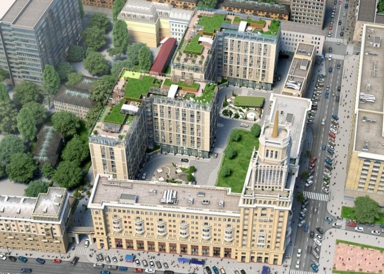 Квартал Сады Пекина. Москва, Большая Садовая улица, 5, корп. 2