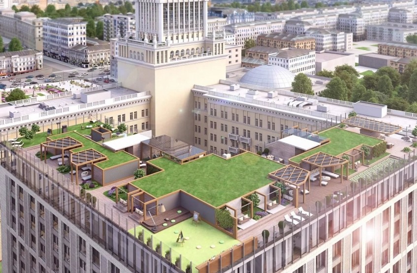 Квартал Сады Пекина. Москва, Большая Садовая улица, 5, корп. 2