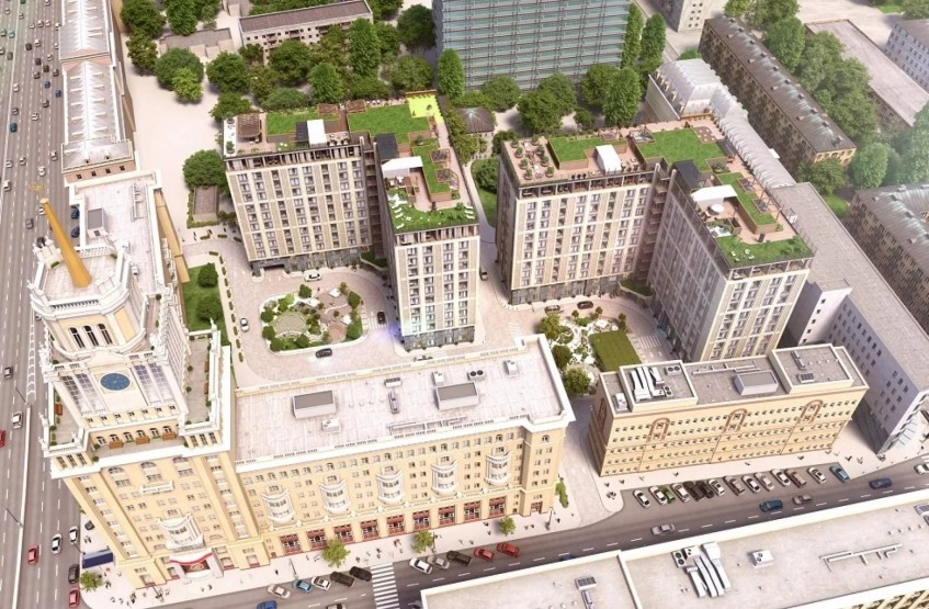 Квартал Сады Пекина. Москва, Большая Садовая улица, 5, корп. 2