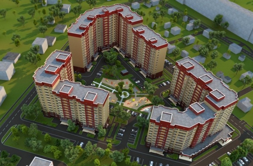 ЖК Жемчужина. Московская обл., Серпухов, Стадионная ул., 1, к. 1-3