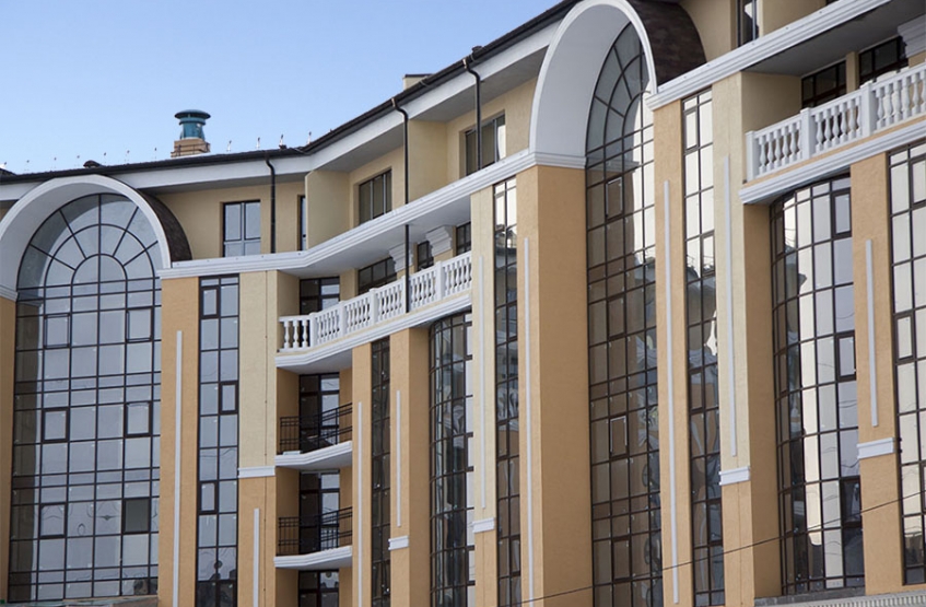 Клубный дом Admiral Waterhouse . Московская обл., Мытищи г/о, Грибки дер., Адмиральская ул., вл. 1, стр. 1