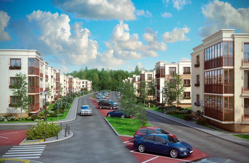 Мкр Центральный (Новые Ватутинки). Москва, Новые Ватутинки Центральный мкр., Нововатутинский пр.