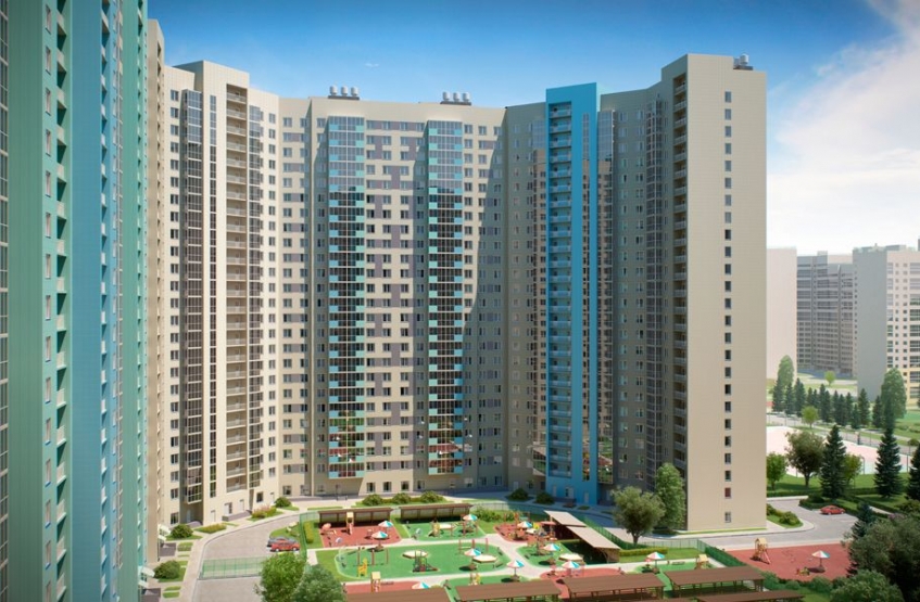 Мкр Олимпийский в Мытищах. Московская обл., Мытищи, Стрелковая ул., 29 мкр. 