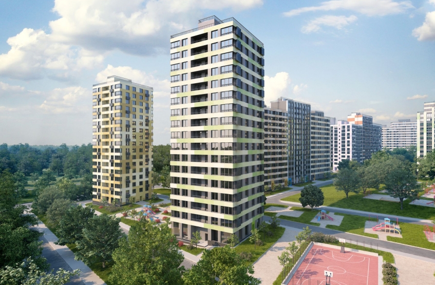 Мкр Новый Зеленоград. Московская обл., Солнечногорский р-н, Кутузовское ш.