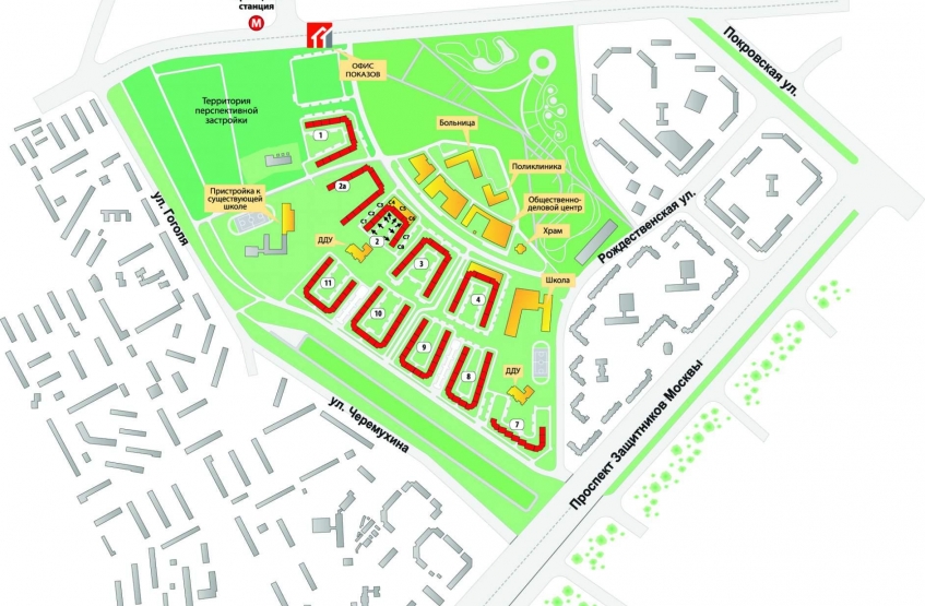 ЖК Люберецкий . Московская обл., Люберцы, 8-го Марта ул. 