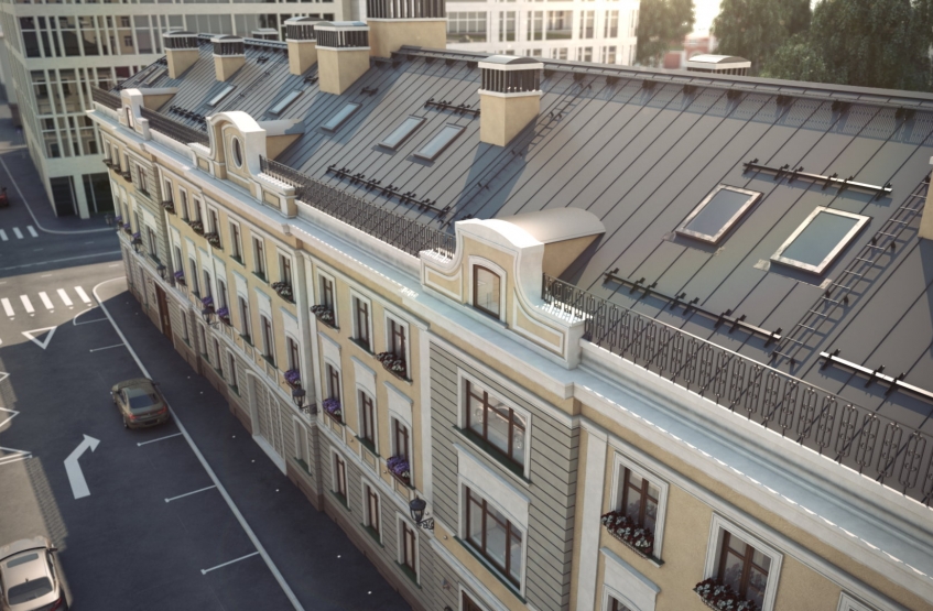 ЖК Остоженка 12 . Москва, Остоженка ул.,12, стр. 3-3А