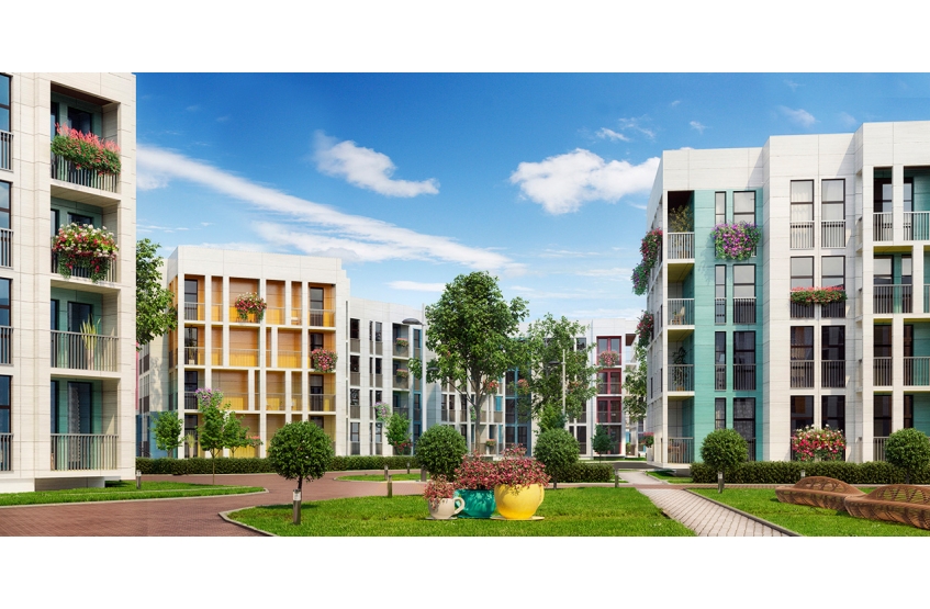 ЖК Остров Эрин. Москва, Краснопахорское с/п, Раево дер.,  2-я Клеверная ул.