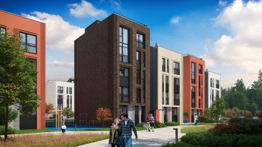 ЖК Голландский квартал. Московская обл., Ивантеевка, Бочарова ул.