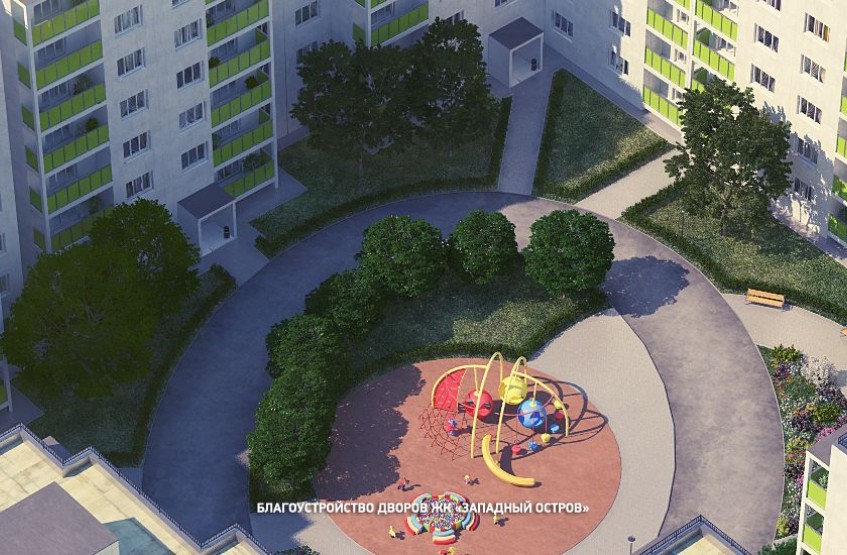 ЖК Западный остров. Московская обл., Красногорский р-н, Западный Остров мкр., Ильинская ул.