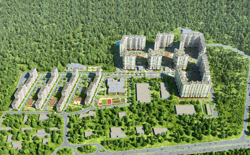 ЖК Новое Измайлово-2. Московская обл., Балашиха, Южный мкр., Некрасова ул.