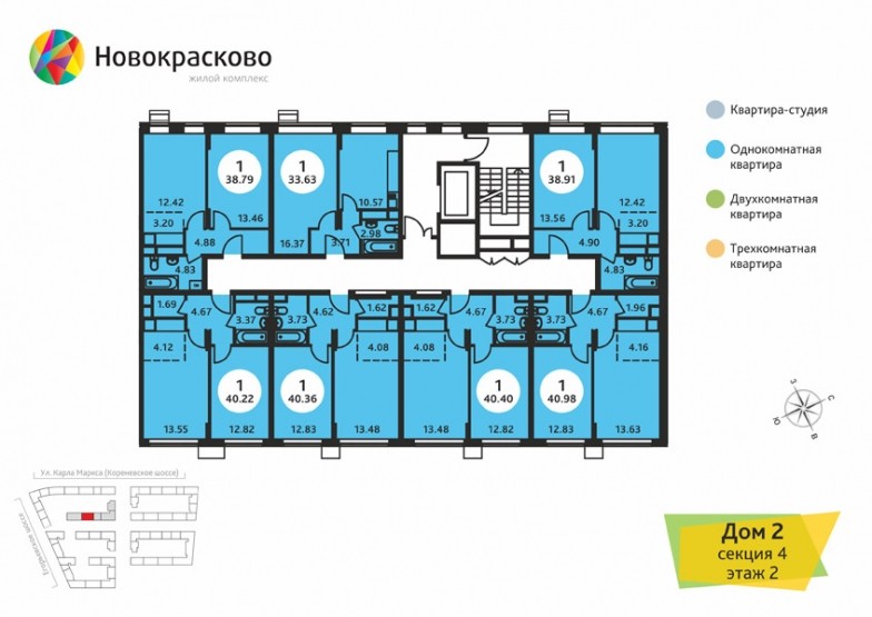 Квартал Новокрасково. Московская обл., Люберецы г/о, Красково пос., Карла Маркса ул., д. 1А