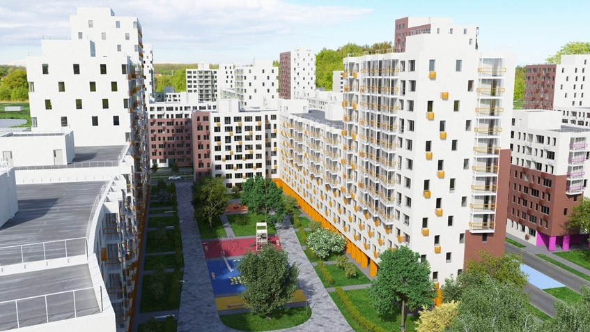 Квартал Новокрасково. Московская обл., Люберецы г/о, Красково пос., Карла Маркса ул., д. 1А