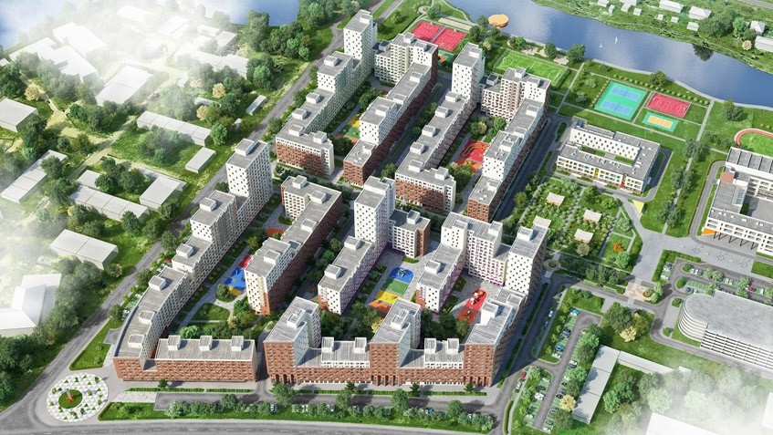 Квартал Новокрасково. Московская обл., Люберецы г/о, Красково пос., Карла Маркса ул., д. 1А