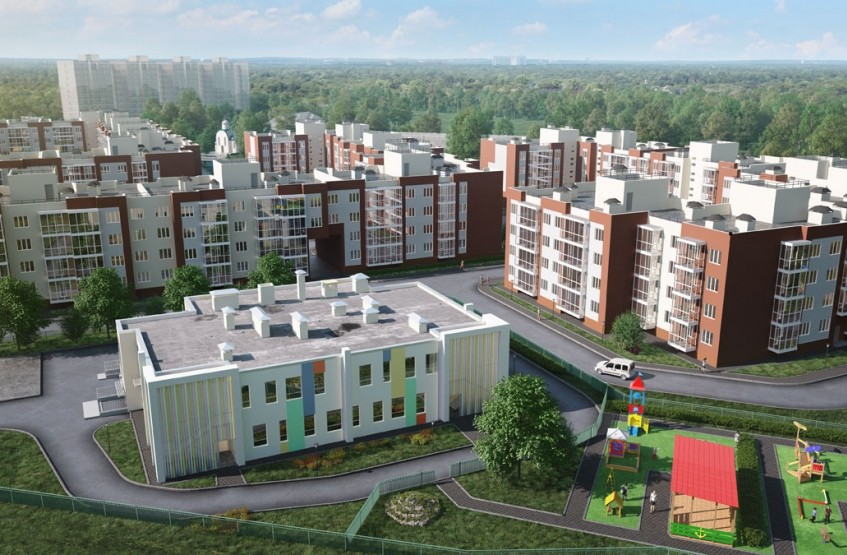 ЖК Пушкарь. Московская обл., Пушкинский р-н, Тарасовка с., Русакова ул.