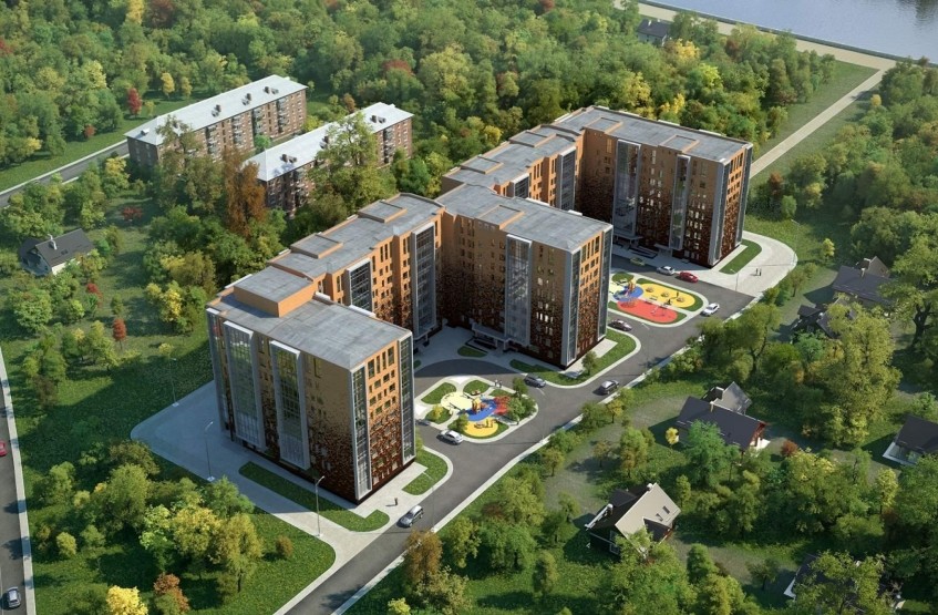 ЖК Дом у реки. Московская обл., Химки, Клязьма-Старбеево мкр., Ивакино кв-л