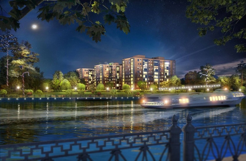 ЖК Дом у реки. Московская обл., Химки, Клязьма-Старбеево мкр., Ивакино кв-л