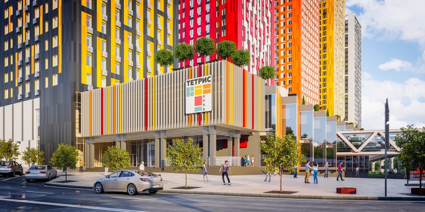 Квартал Тетрис. Московская обл., Красногорск, 1-й Железнодорожный тупик, вл. 7