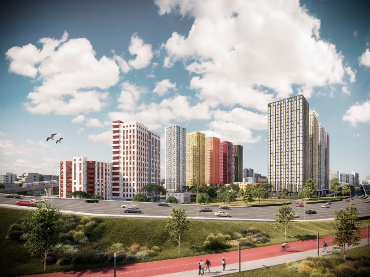 Квартал Тетрис. Московская обл., Красногорск, 1-й Железнодорожный тупик, вл. 7