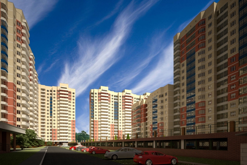 ЖК Любимое Домодедово. Московская обл., Домодедово, Западный мкр.