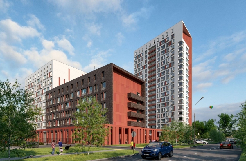 ЖК Дом на Нагатинской. Москва, 1-й Нагатинский пр-д, д.14