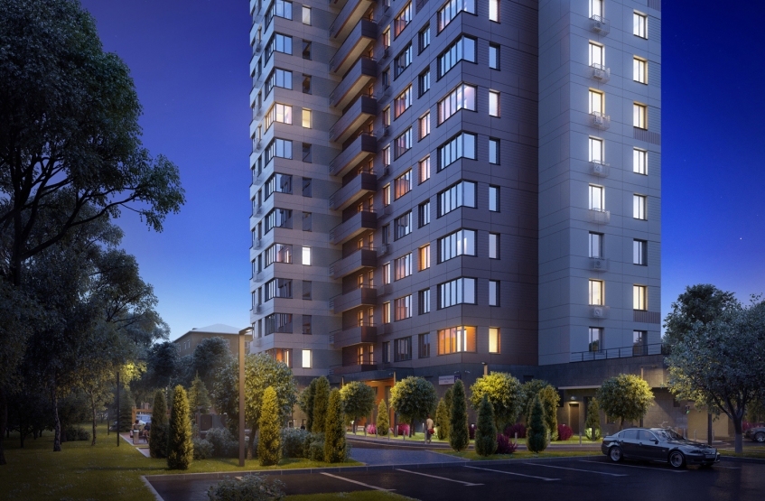 ЖК Дом в Мневниках. Москва, Демьяна Бедного ул., 15, корп. 1