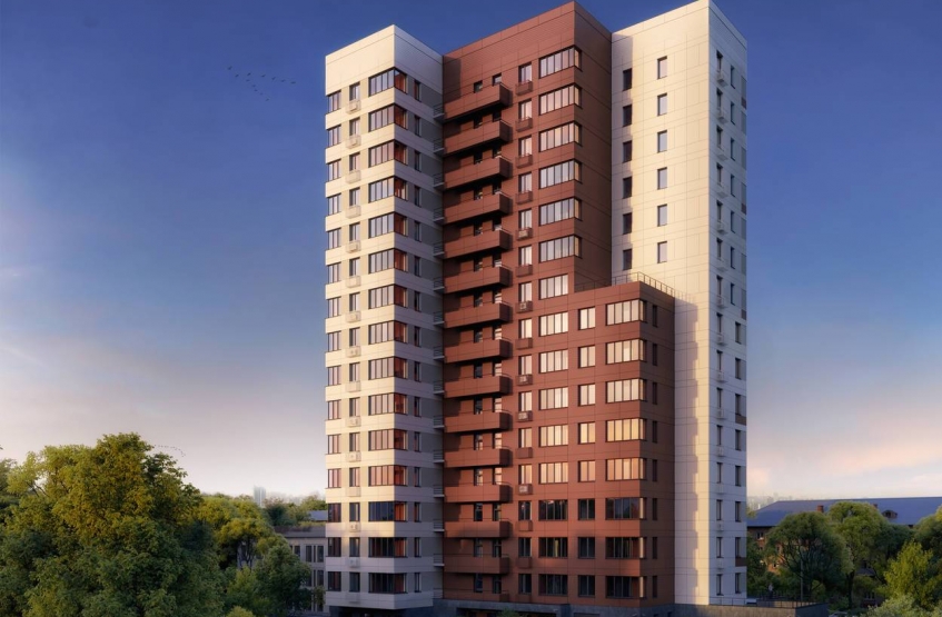 ЖК Дом в Мневниках. Москва, Демьяна Бедного ул., 15, корп. 1