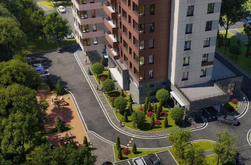 ЖК Дом в Мневниках. Москва, Демьяна Бедного ул., 15, корп. 1