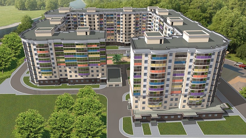 ЖК Радужный в Звенигороде. Московская обл., Звенигород, Радужная ул.