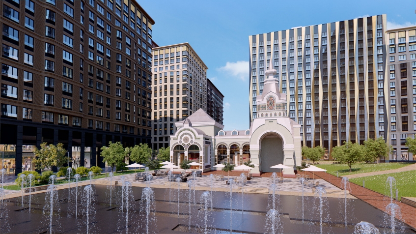 МФК Царская площадь. Москва, Ленинградский пр-т, 31