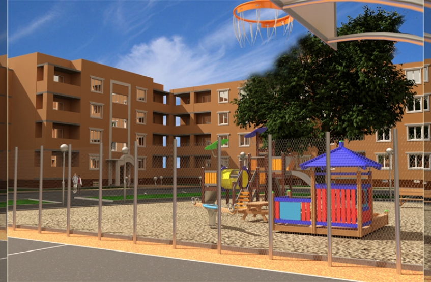 ЖК Спортивный. Московская обл., Дмитров, Внуковский мкр, 23-26