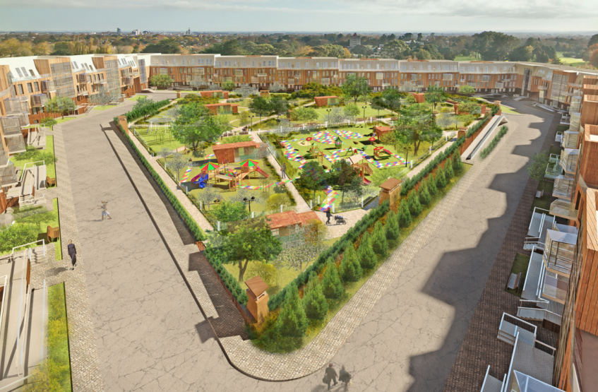 ЖК Дом-Оазис. Московская обл., Одинцовский р-н, Жаворонковское пос., Крюково дер., уч. 6