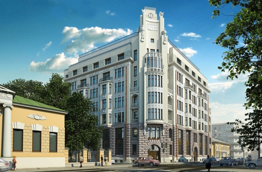 ЖК Дом Гельриха. Москва, Пречистенский пер., 14