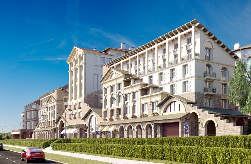 UP-квартал Римский. Московская обл., Ленинский р-н, Развилка пос., Вишнёвая ул.