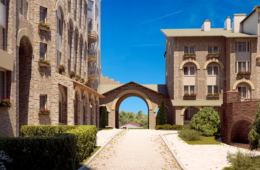 UP-квартал Римский. Московская обл., Ленинский р-н, Развилка пос., Вишнёвая ул.