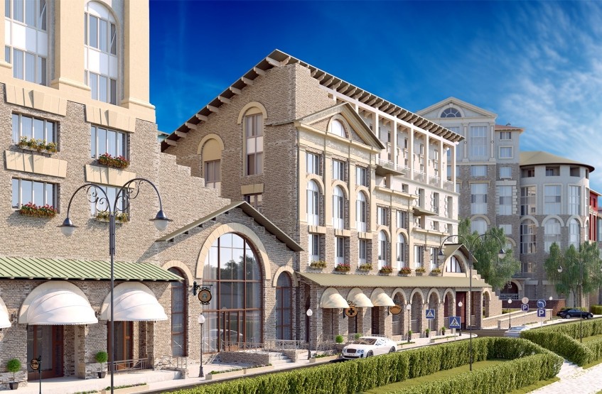 UP-квартал Римский. Московская обл., Ленинский р-н, Развилка пос., Вишнёвая ул.