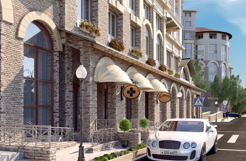 UP-квартал Римский. Московская обл., Ленинский р-н, Развилка пос., Вишнёвая ул.