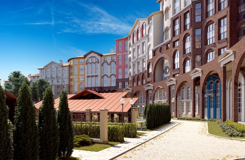 UP-квартал Римский. Московская обл., Ленинский р-н, Развилка пос., Вишнёвая ул.