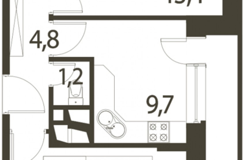 UP-квартал Римский. Московская обл., Ленинский р-н, Развилка пос., Вишнёвая ул.