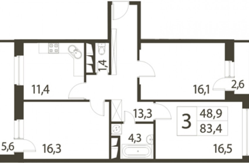 UP-квартал Римский. Московская обл., Ленинский р-н, Развилка пос., Вишнёвая ул.
