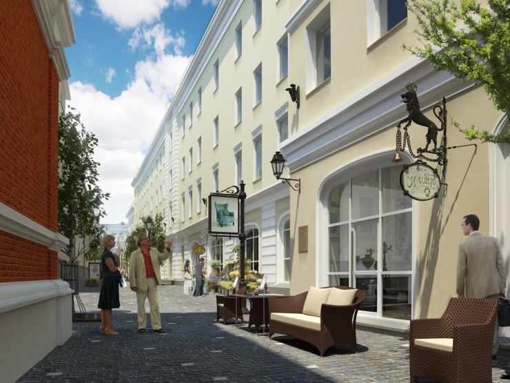 МФК 41-й квартал. Москва, Арбат, Романов переулок ул., д. 2, стр. 1