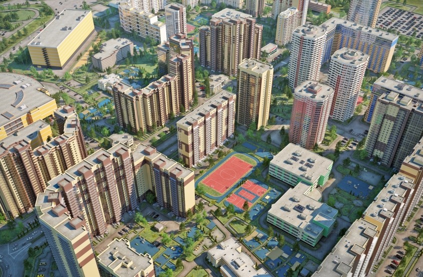 Мкр Новокосино-2. Московская обл., Реутов, Юбилейный пр-т / Челомея ул. / Носовихинское ш.