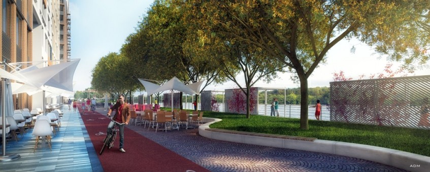 МФК Западный порт. Кварталы на набережной. Москва, Заречная ул., вл. 2/1