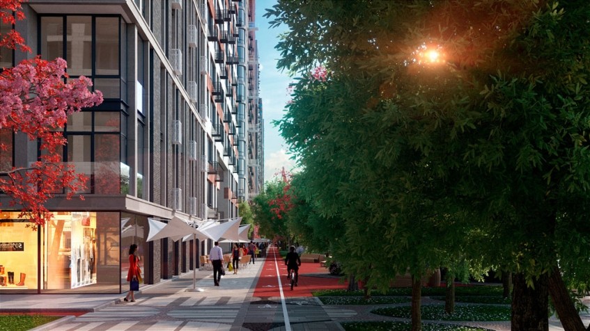 МФК Западный порт. Кварталы на набережной. Москва, Заречная ул., вл. 2/1