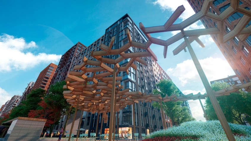 МФК Западный порт. Кварталы на набережной. Москва, Заречная ул., вл. 2/1