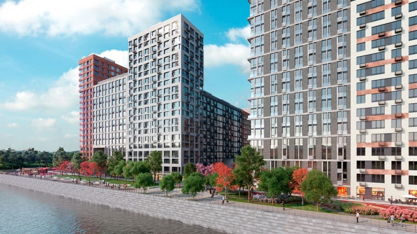 МФК Западный порт. Кварталы на набережной. Москва, Заречная ул., вл. 2/1