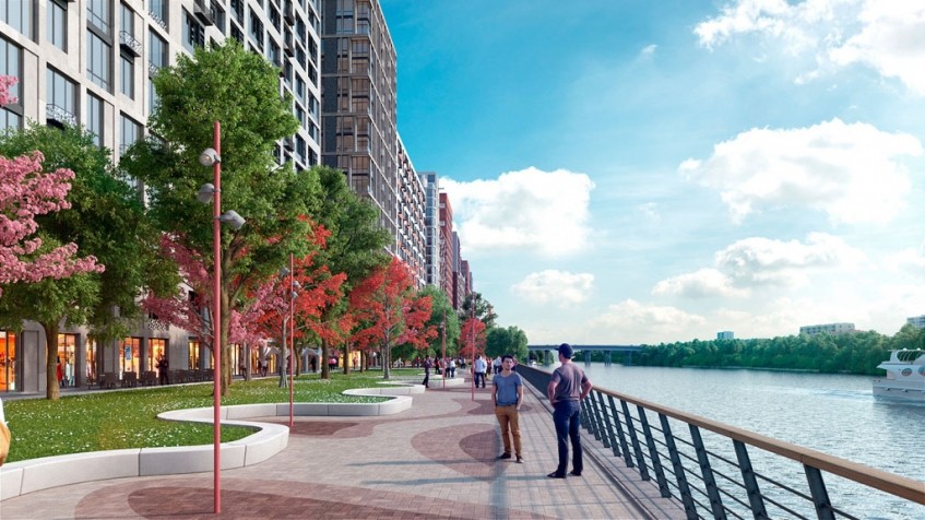 МФК Западный порт. Кварталы на набережной. Москва, Заречная ул., вл. 2/1