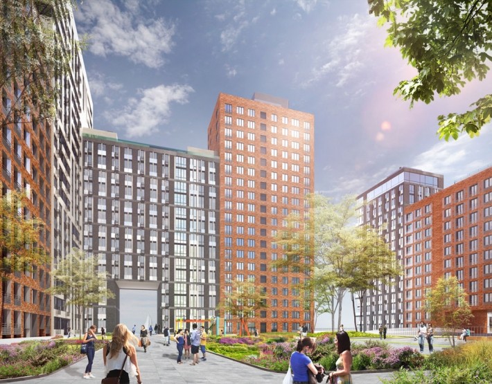 МФК Западный порт. Кварталы на набережной. Москва, Заречная ул., вл. 2/1