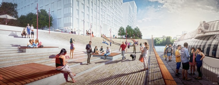 МФК Западный порт. Кварталы на набережной. Москва, Заречная ул., вл. 2/1