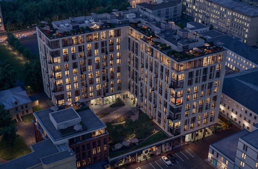 Элитный дом «Реномэ». Москва, Новослободская ул., 24