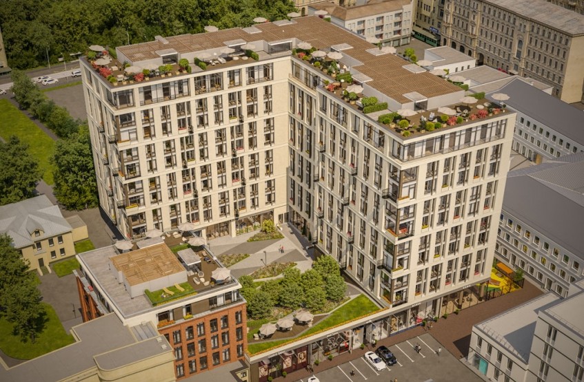 Элитный дом «Реномэ». Москва, Новослободская ул., 24